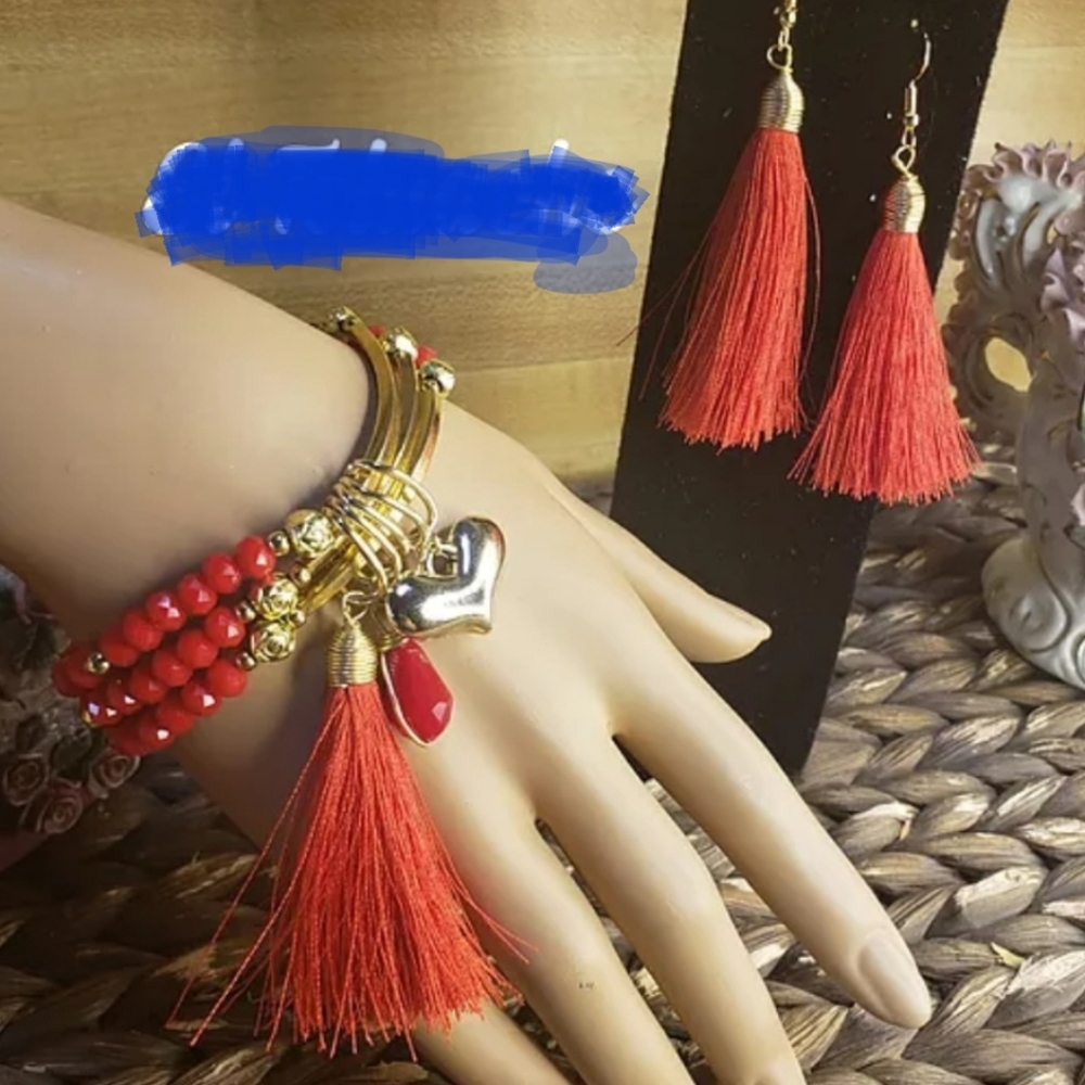 Tassel set 100 % handmade made in México
